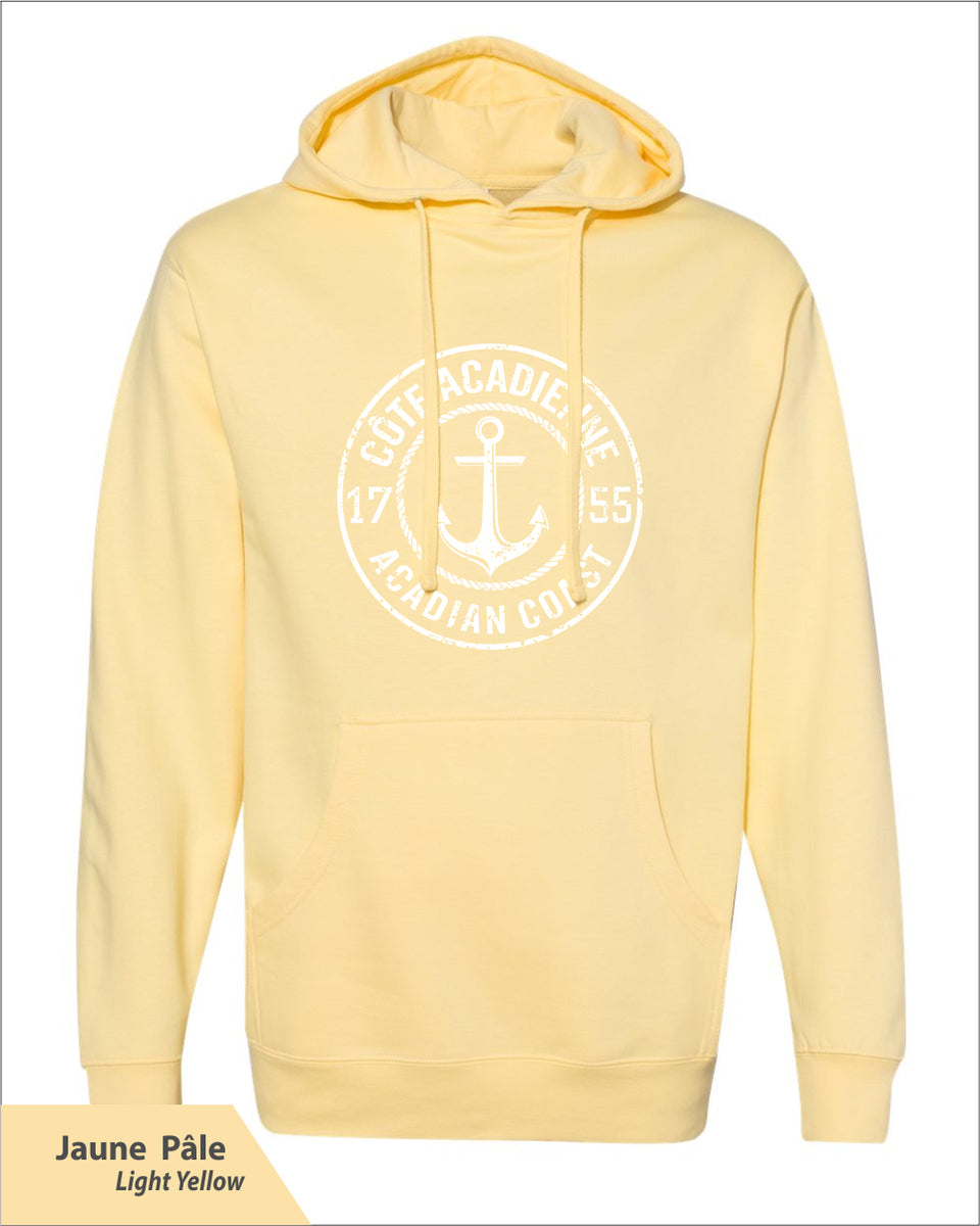 Cagoule femme polaire jaune paille - LA BELLE QUEBEC - cag360