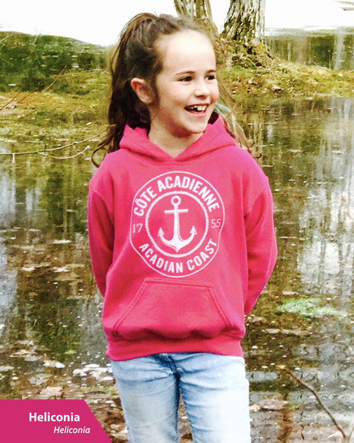 EB0581 -ENFANT - MOLLETON À CAPUCHON  - Hoodies  «CÔTE ACADIENNE / ACADIAN COAST»