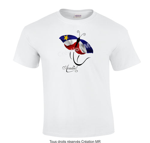 TLA64- T-SHIRT ACADIEN ADULTE UNISEXE