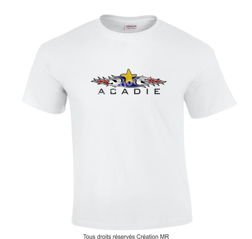 TLA65- T-SHIRT ACADIEN ADULTE UNISEXE
