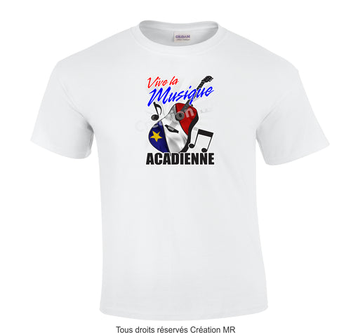 TLA72- T-SHIRT ACADIEN ADULTE UNISEXE