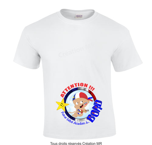 TLM1- T-SHIRT ACADIEN ADULTE UNISEXE